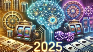 Futuristische KI, Krypto, Casino-Elemente