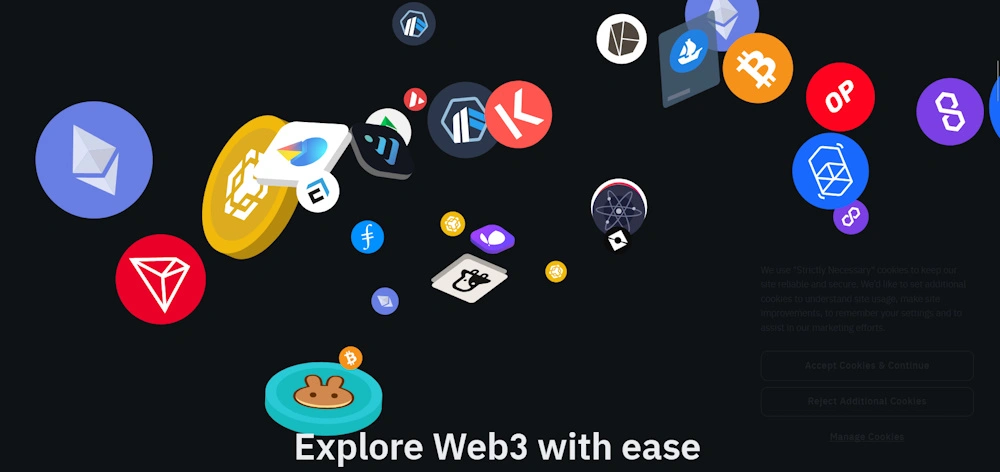 Screenshot von Coinbase wallet