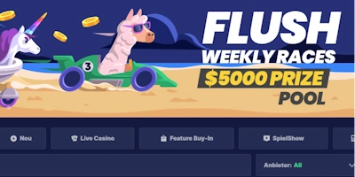 Flush Casino race