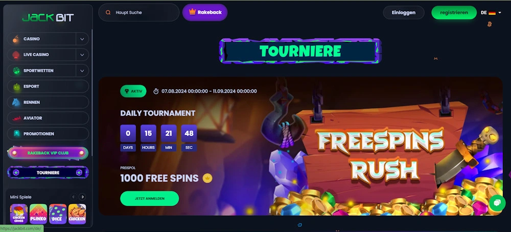 Jackbit Casino Screenshot
