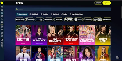 Kripty Casino Live Casino