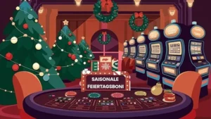 Casino mit einem festlichen Feiertagsthema
