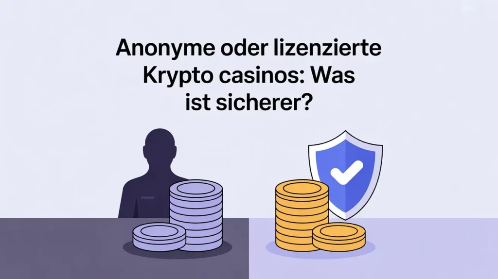 Anonyme oder lizenzierte Krypto Casinos